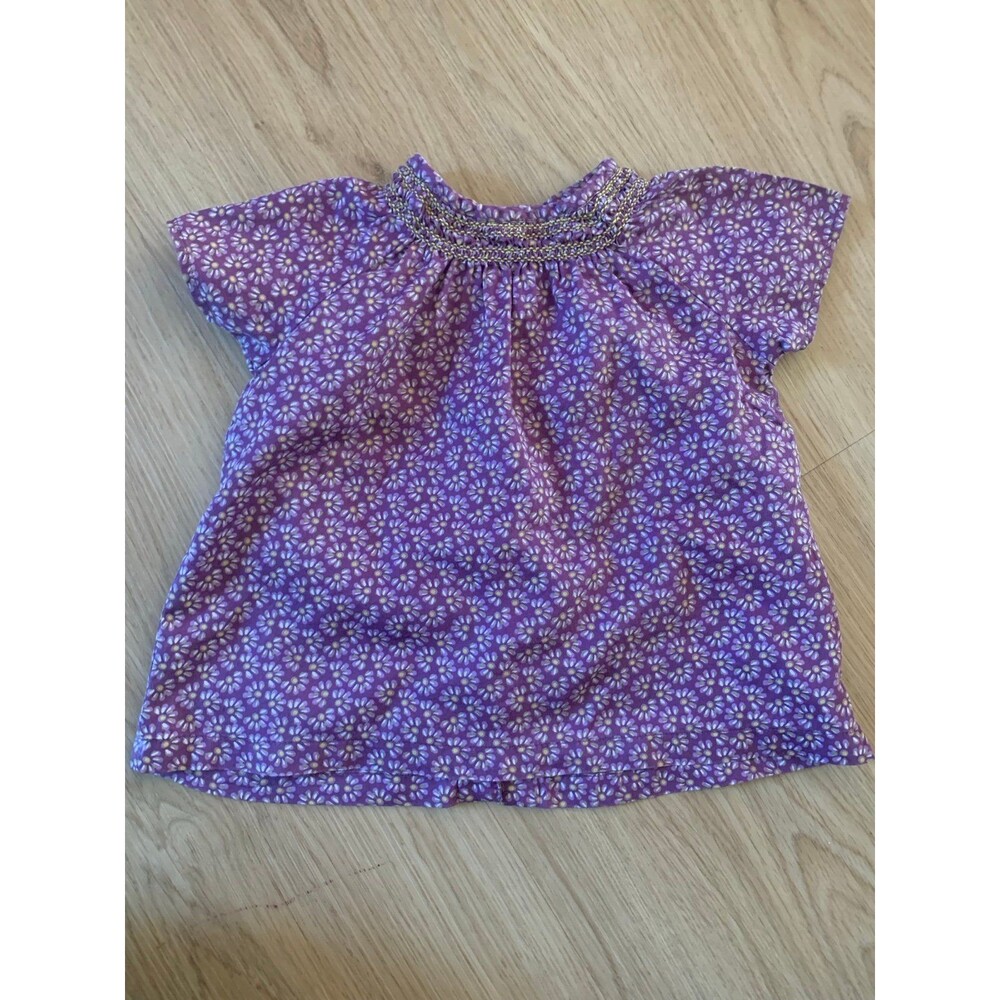 Smocked blouse DPAM size 9M